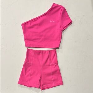 Jo + Jax Girls Dancewear Set in Pink. Size YS